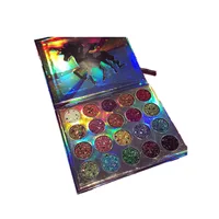 

China Cosmetic Factory New Eyeshadow Palettes Private Label Pressed Glitter Powder 20 Color Organic Eyeshadow