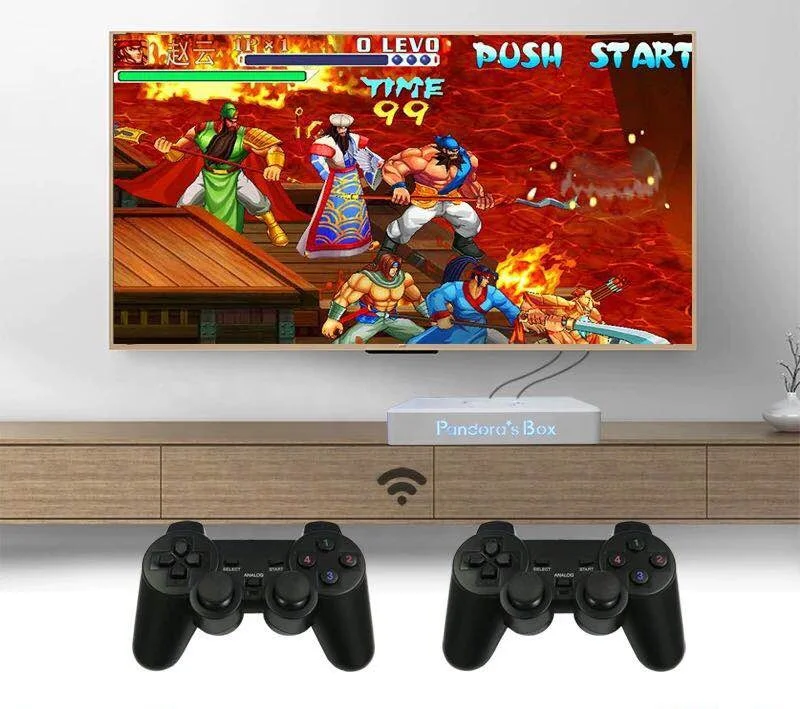 

walking mini games pandora game box treasures 3160 games in one box with handle control