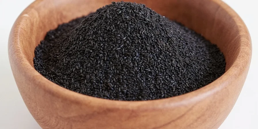 Overview of black sesame products including seeds, paste, and desserts
