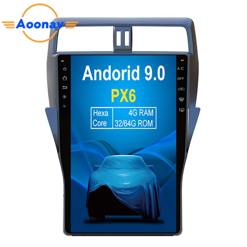 

AOONAV Android 9.0 Car Radio Multimedia Player GPS Navigation For TOYOTA Land Cruiser Prado 150 2018 2019, Black