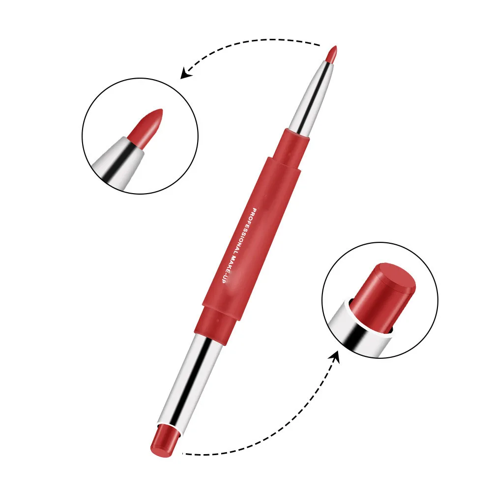 

OEM/ODM Free Sample Custom Waterproof Matte Liquid Lipstick And Lip Liner Pencil Cosmetic Set Private Label Lip Gloss Liner Kit