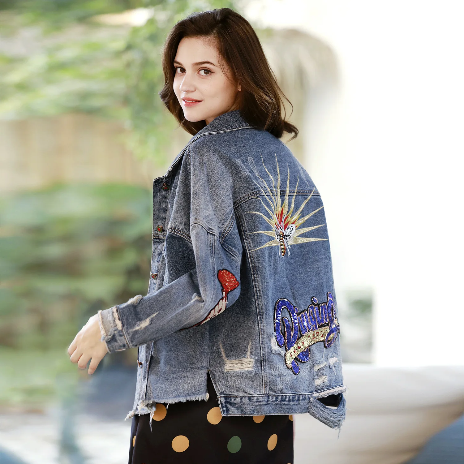 

New design women women's long trenchcoat with great price white womens denim jackets in bulk