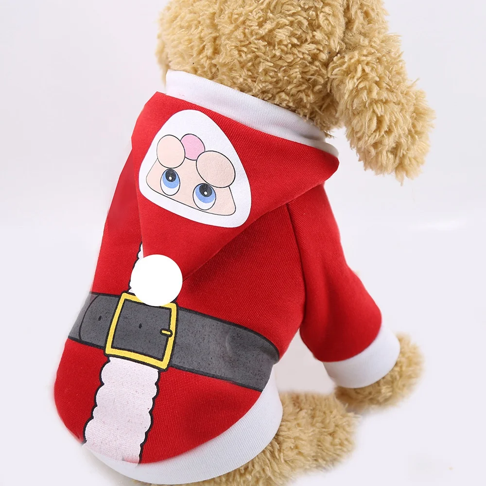

Hot sales christmas dog clothes santa dog costume