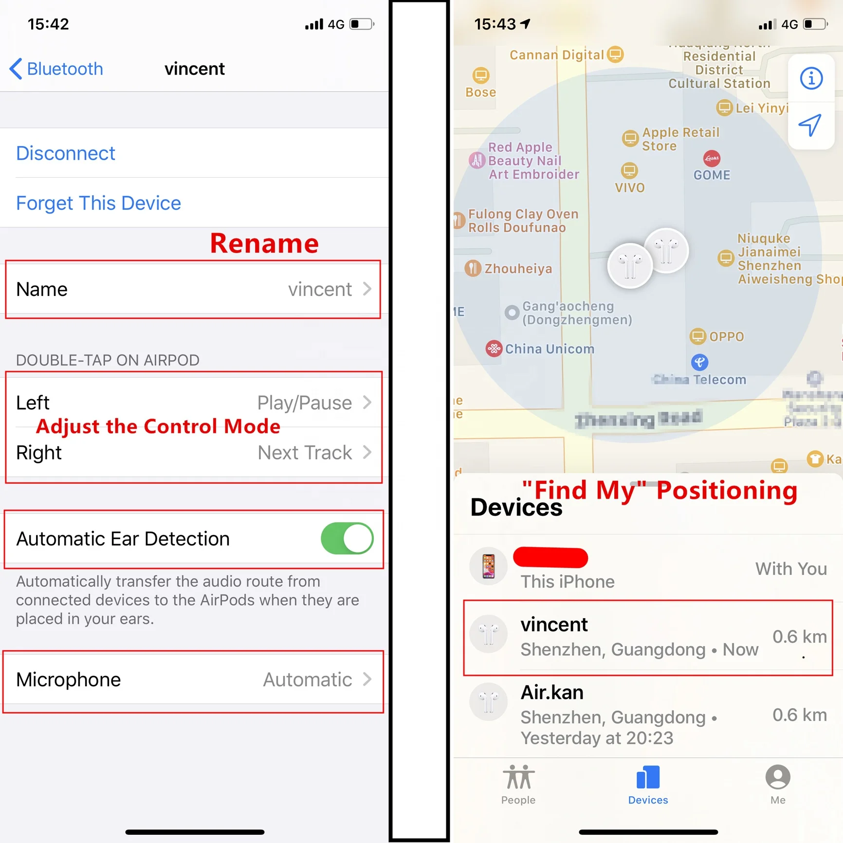 
2020 New Air 2 V2 Holy Grail i500 TWS Rename with GPS matte black H1 chip bluetooth headphones wireless tws i10000 pk i9000 