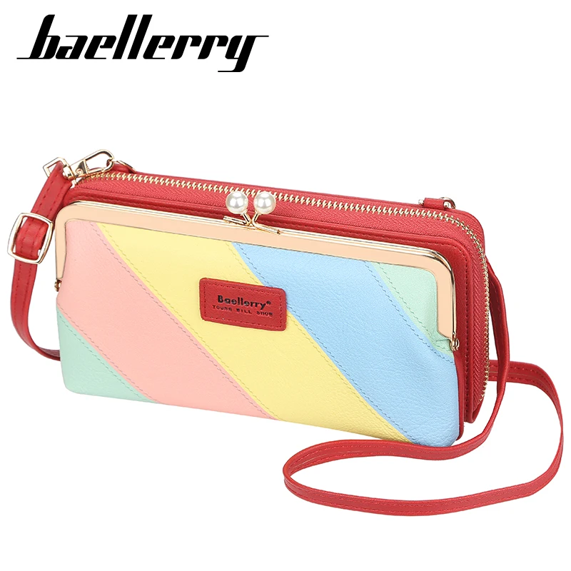 

Fashion Korean long wallet bag for women Baellerry wallet handbags ladies leather wallet Women mobile phone bag in stock