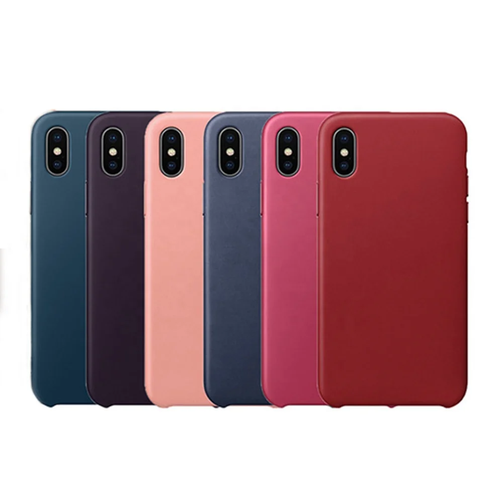 

Luxury Business High Quality PU Leather Phone Case For iPhone 6 7 8 X XR XS 11 Pro Max, Customized color