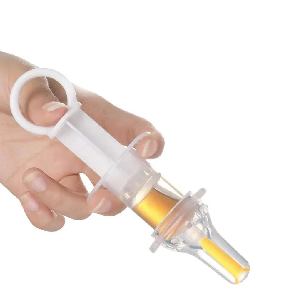 

Kids Smart Syringe Feeder Transparent Squeeze Dropper Needle Utensils Tableware Eating Pacifier Baby Feeding Medicine Dispenser