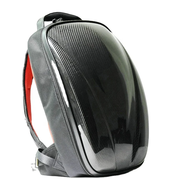 

china manufacturer made carbon fiber sports hardshell backpack bag for men