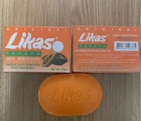 

Likas Handmade Natural Herbal skin Whitening Papaya soap