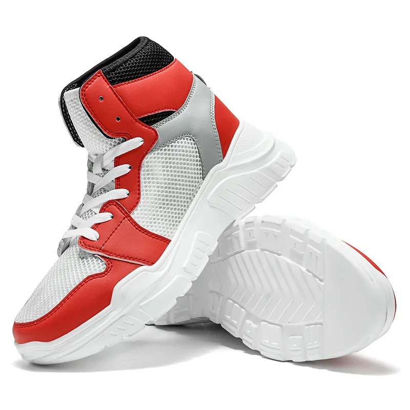 

China latest shoes men sneakers manufacturers high top comfortable men's casual shoes