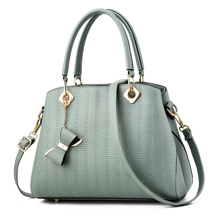 

Cbg388 New Pu Leather Green Over The Shoulder Bag Handbags For Women Fashionable