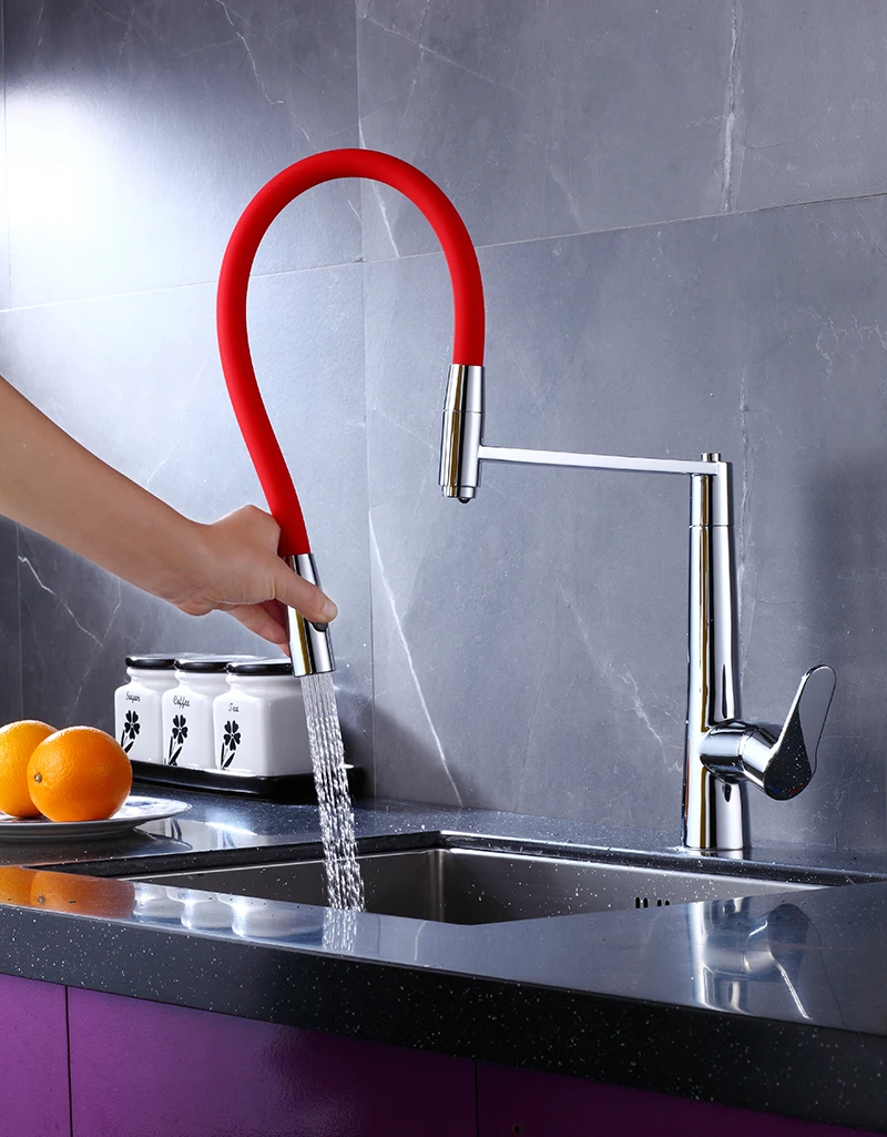 
Single handle brass kitchen faucet for kitchen sink 