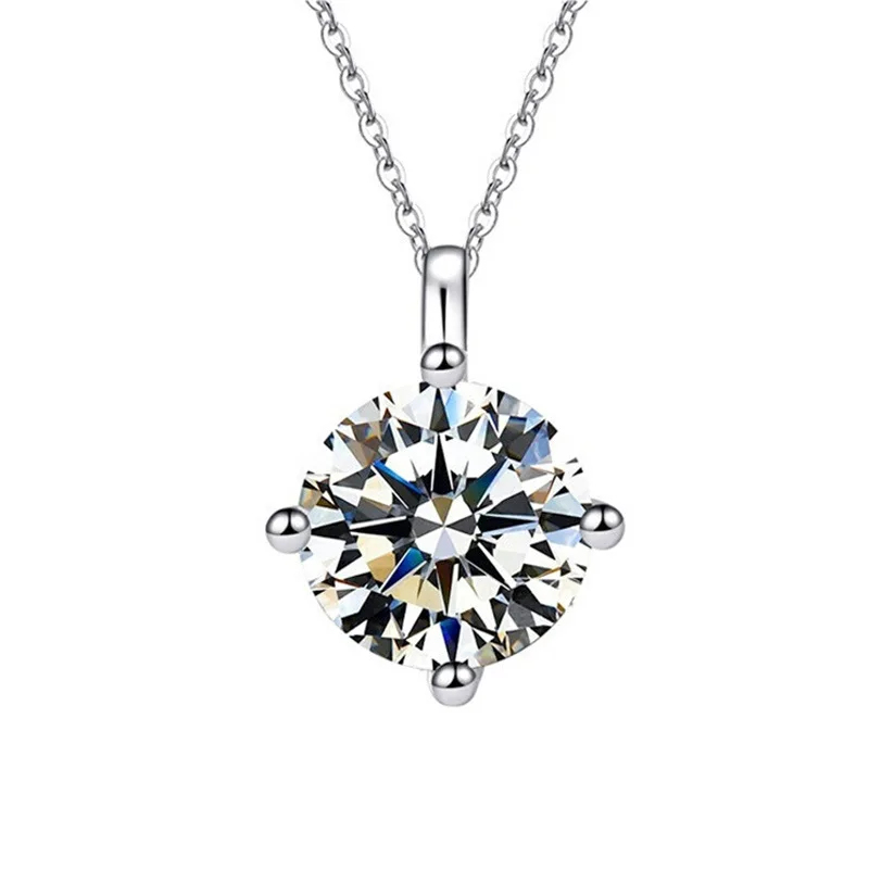 Classic four-claw inlaid zirco