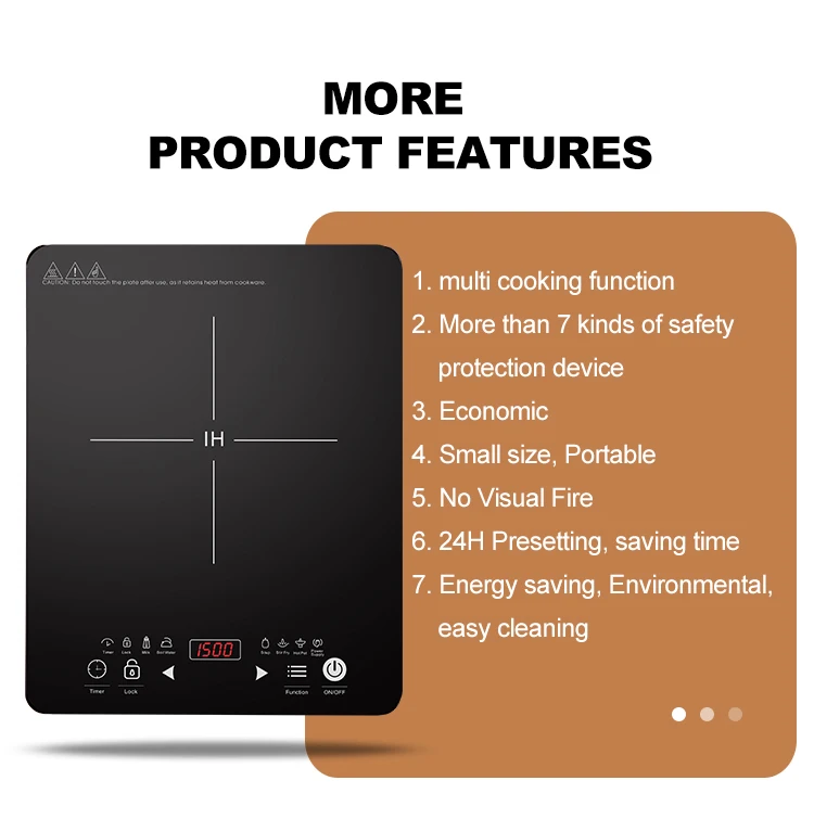 Indection Hob Hot Pot Cookstove Portable Multifunction Electrical Cook