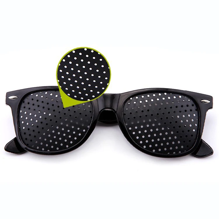 

SKYWAY Fashion Square Sunglasses Vision Antifatigue Eyesight Care Improver Sun Glasses Women Mens Unisex Pin Pinhole Sunglasses