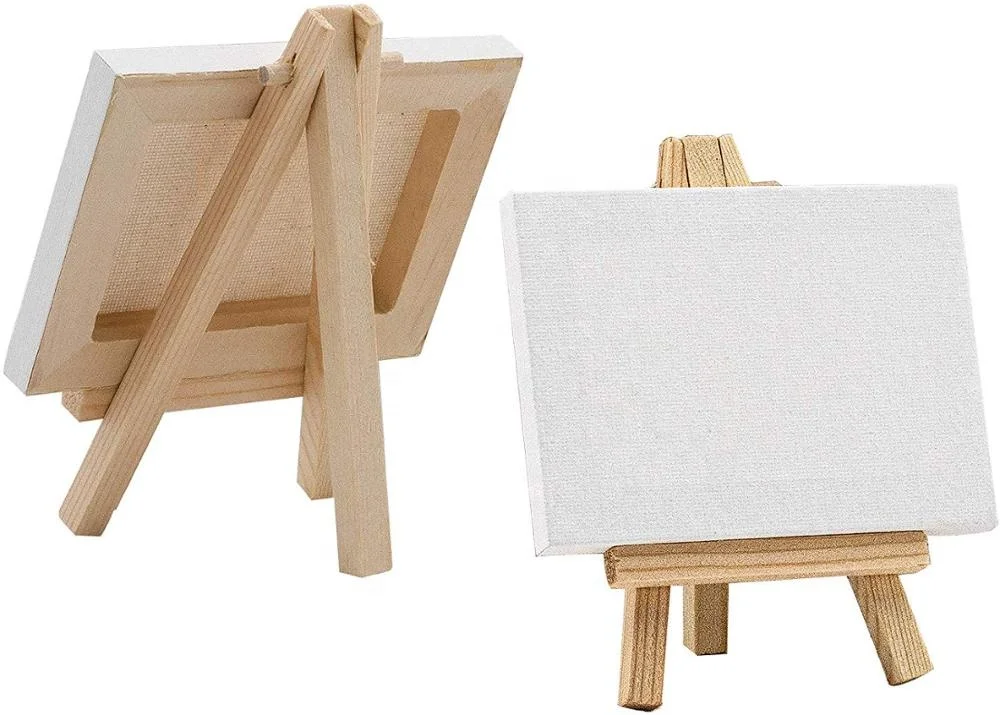 
High Quality Art Painting Stand Easel Artist Painting Set Small Mini Canvas Boards Set 
