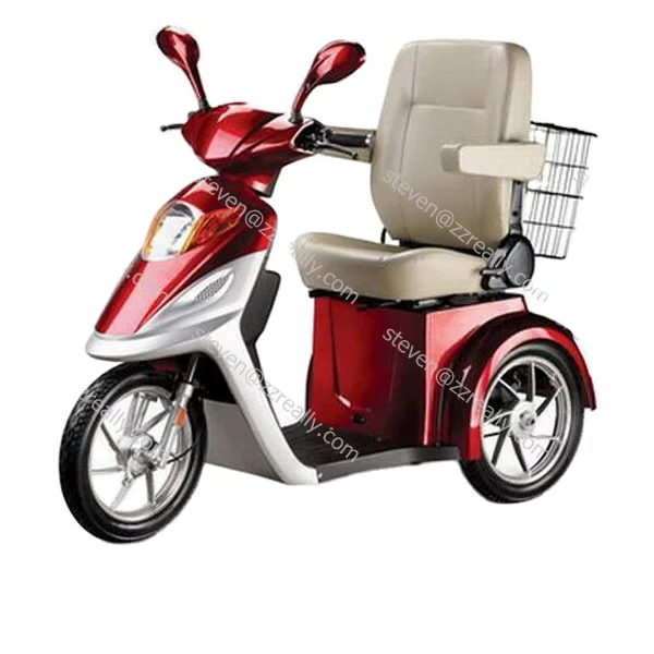 

3 Wheel Electric Scooter Cheap Price 351 - 500w < 110cc CN;HEN Red Blue Green 1480X680X1200MM Open 48V Ce for Disabled, Elder