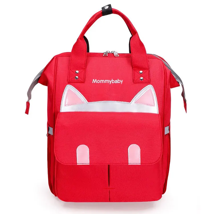 

2021 Amazon Hot Sale OEM Water-Resistant Nappy Bag Diaper Bag Mommy Baby Backpack With Changing Pad, Customized
