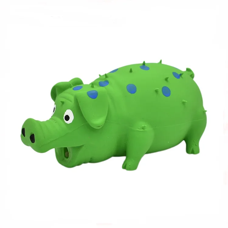 

Free Shipping/Dorp Shipping Top Selling Dog Products Spotted Pig Dog Toy With Sound Pet Chew Vent Toy, As picture