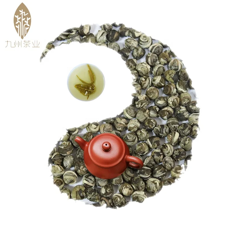 
Wholesale high quality taste sweet Chinese Fujian green tea jasmine green tea 