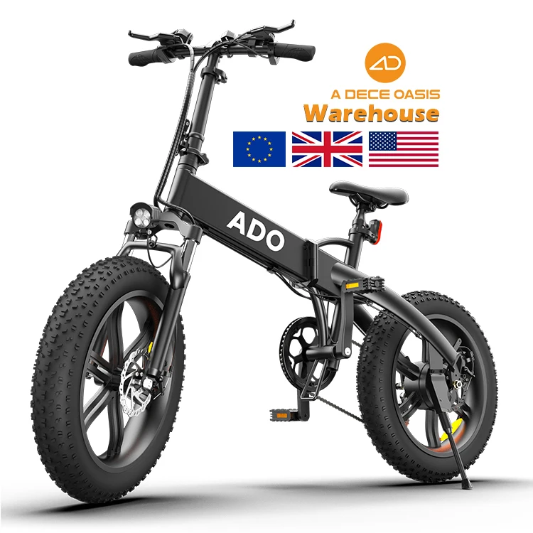 

EU UK US warehouse ADO A20F folding fat tire electric bike bicycle ebike mountain electric road mountain bike city dirt bike