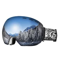 

OEM jet custom color polarized double foam mask ski goggles with logo