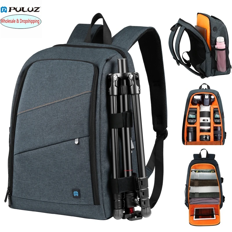 

Wholesale Factory Price PULUZ Outdoor Portable Travel Waterproof Camera Bag Shoulders Backpack with Rain Cover