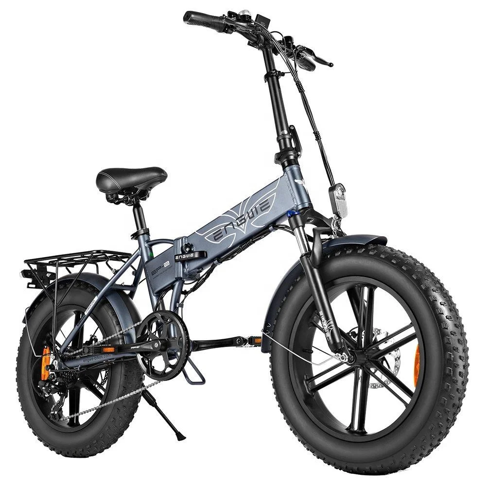 

[Free Duty] ENGWE EP-2 Pro 750W 20 inch Fat Tire Electric Folding Bicycle Aluminum Electric Scooter 7 Speed Gear E-Bike