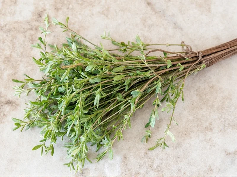 how to dry thyme