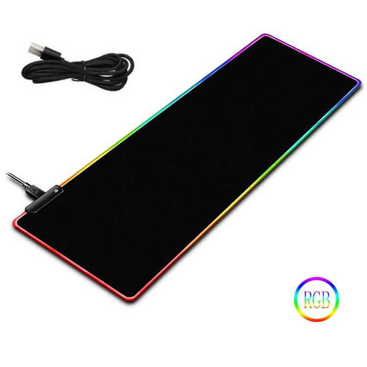

Travelcool Gaming Mouse Pad Luminous Rgb Gaming Keyboard Desktop Mouse Pad, Black