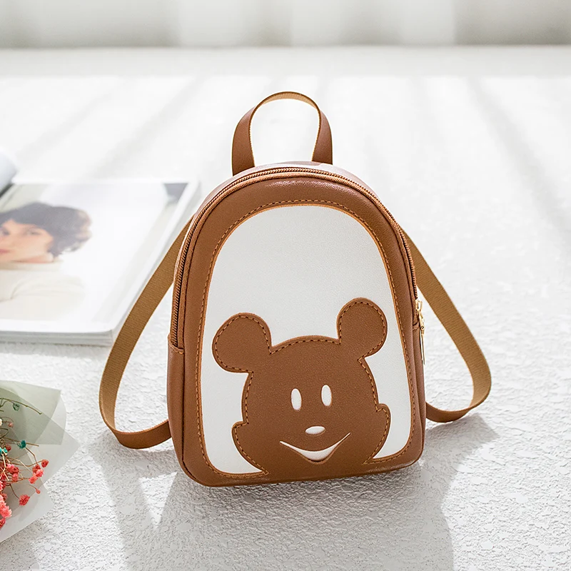 

Mini Backpacks Girls Cartoon Animals Backpack School Children Cute Mouse Head Shoulder Bag/, As picture