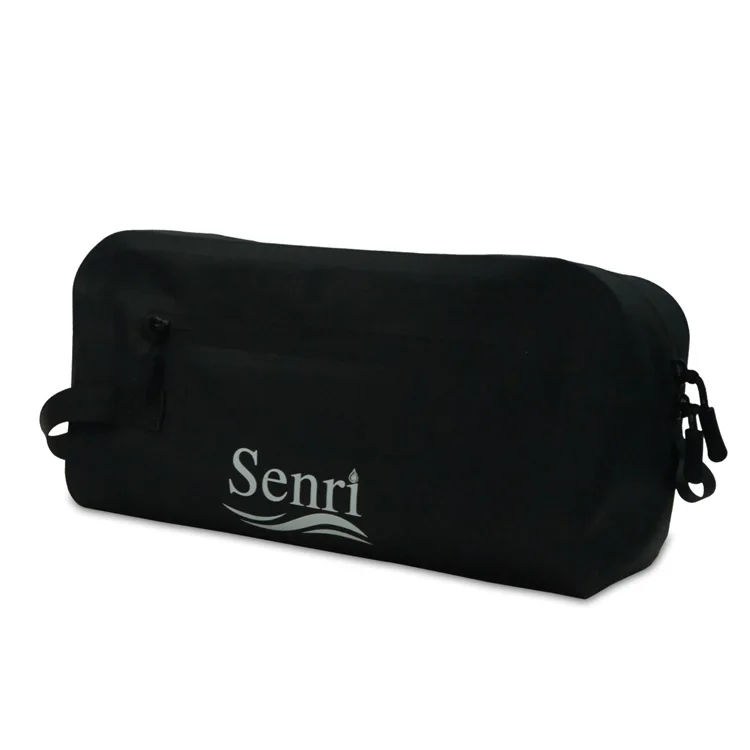 

420D Double-sided TPU Waterproof Custom Cosmetic Bag Waterproof Zipper Travel Fashion Handbag for Travelling, Black/blue or customized