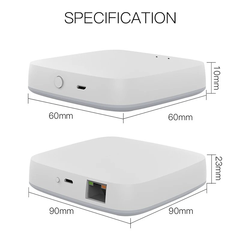 Good Quality Wifi Tuya Smart Life Smart Home Automation Scene System Zigbee 3.0 Gateway Hub Bridge Remote Control Tuya APP - ANKUX.COM