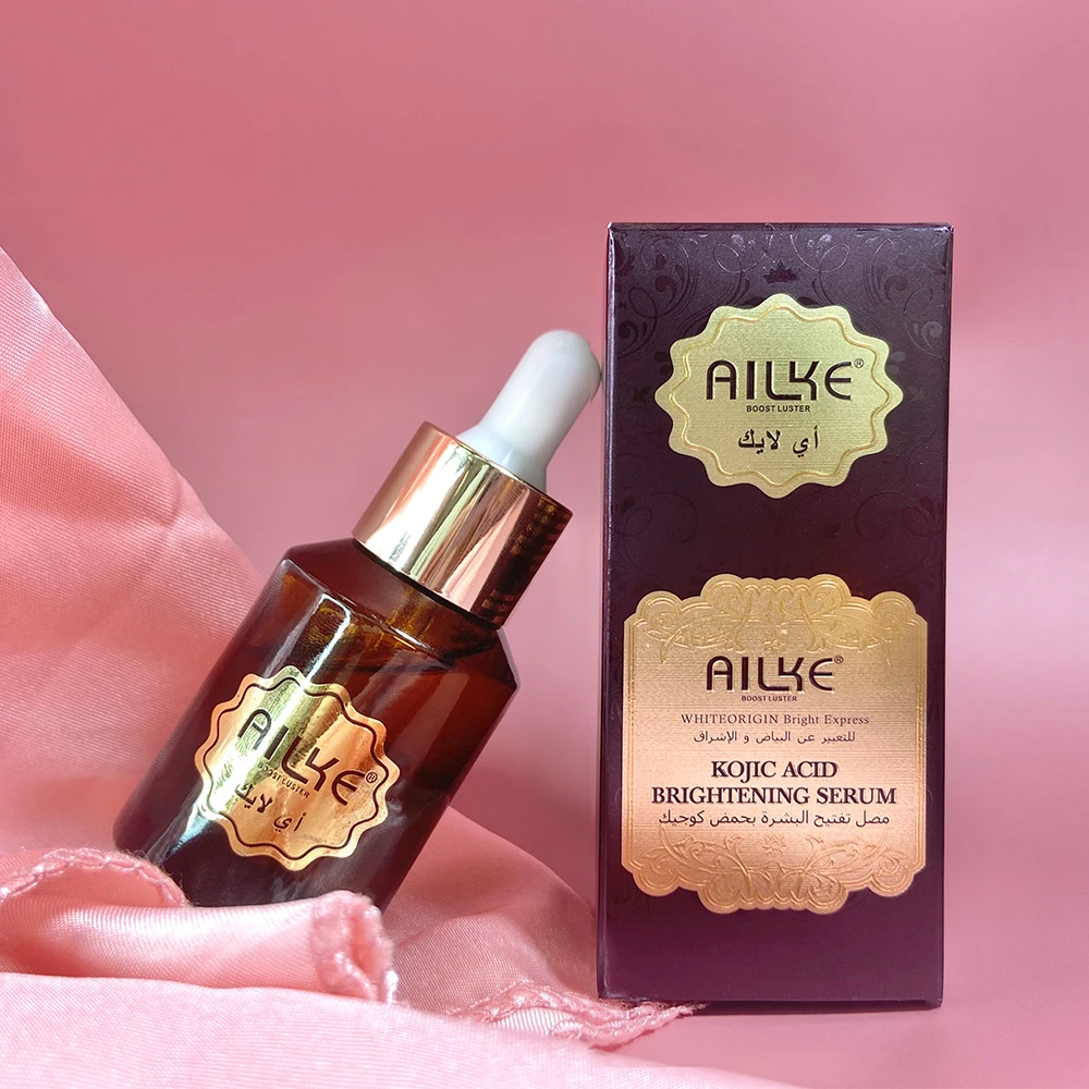 

AILKE Private Label Kojic Acid Serum Anti-Againg Skin Whitening Facial Serum