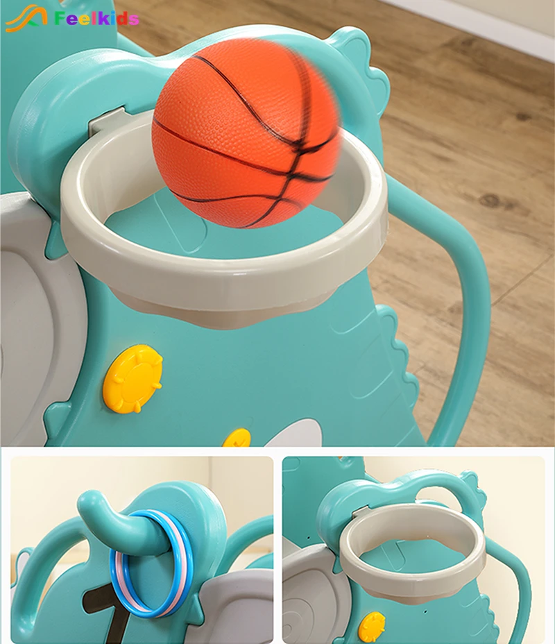 Feelkids Cheap Indoor Plastic Play Slides for Kids-Adventure Park & Home Use supplier