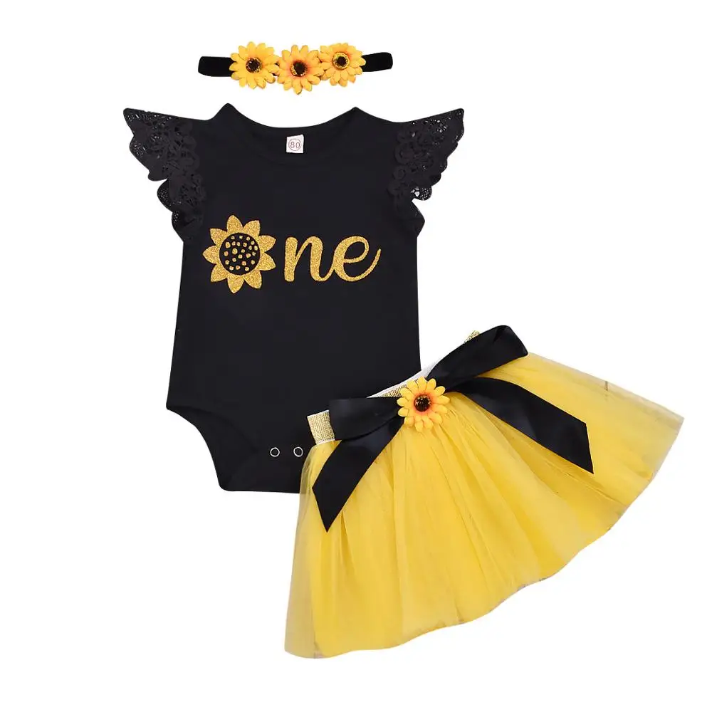 

Flutter Sleeve Summer Baby Girl Outfit Set Little Girl Outfit Sets, Multiply