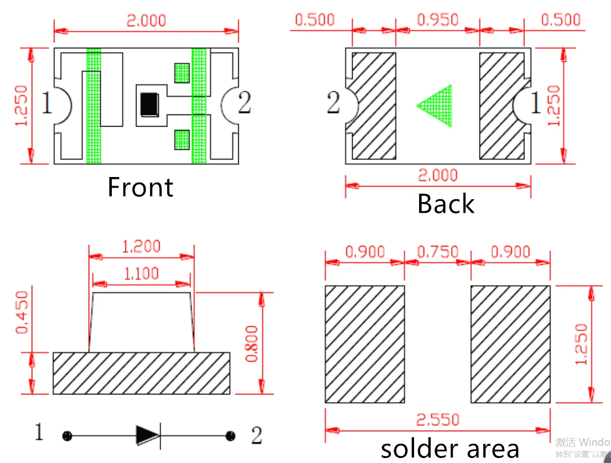0805 smd led