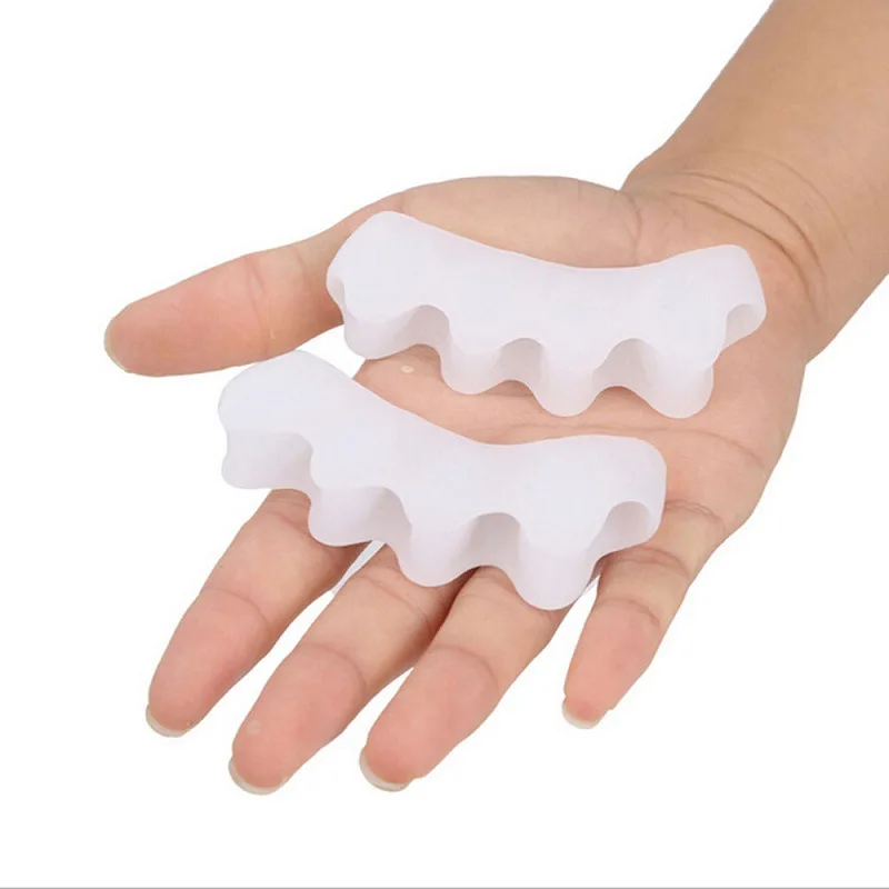 

Wholesale Customized Breathable Silicon Gel Toe Separators and Bunion Spacers Finger Separator