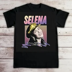 

Fashion Women Tops T-shirt Short Sleeve Unisex Tshirt Selena Quintanilla T Shirts For Sale, Picture