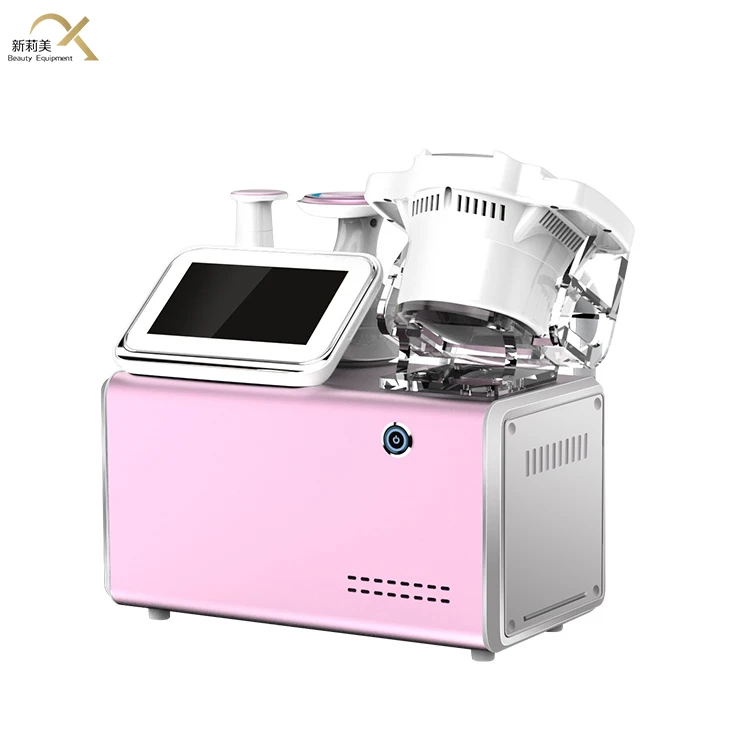 

V5 pro RF+uiltrasound 40k cavitation body slimming ultrashape fat reduction body slimming machine, Pink