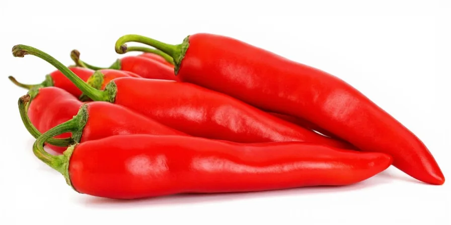 Salsa Made with Red Serrano Peppers
