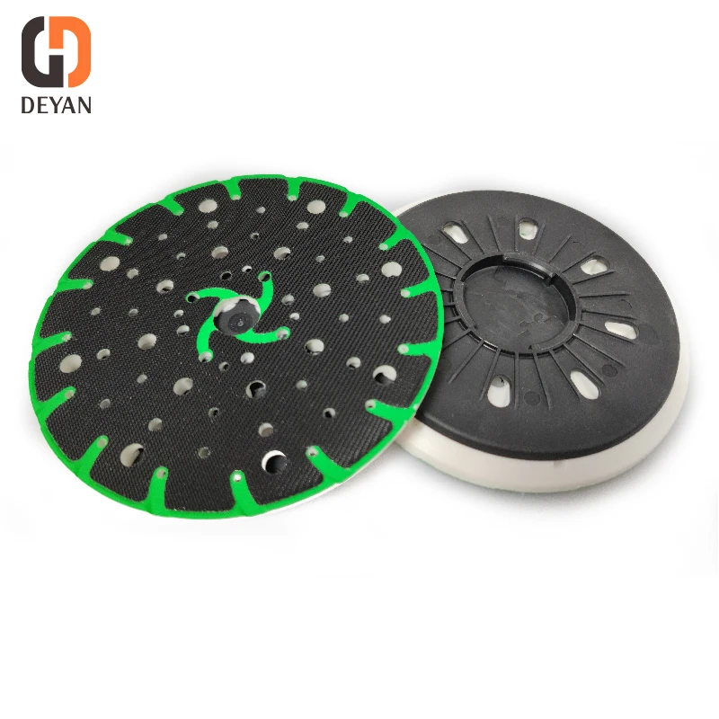 

RO 150 backup pad 150 mm 6 inch sander backing Sanding Pad Hook and Loop Sanding Discs green backing pad