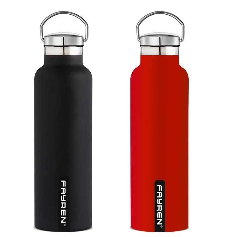 

600ML FAYREN double walled insulated narrow mouth stainless steel BPA free reusable water bottle, Customized