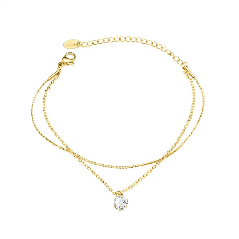 

2022 Fashion Design Gold Plated Stainless Steel Women Friendship Bracelet, Customized color