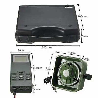 

Very cheap electronic bird sounds device for decoy with 200 voices hunting caller BK1518B