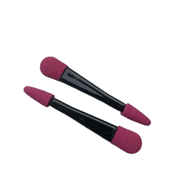 
Factory Wholesale Cheap Mini Dual-end Disposable Sponge Eyeshadow Makeup Applicator with Foam Tip 