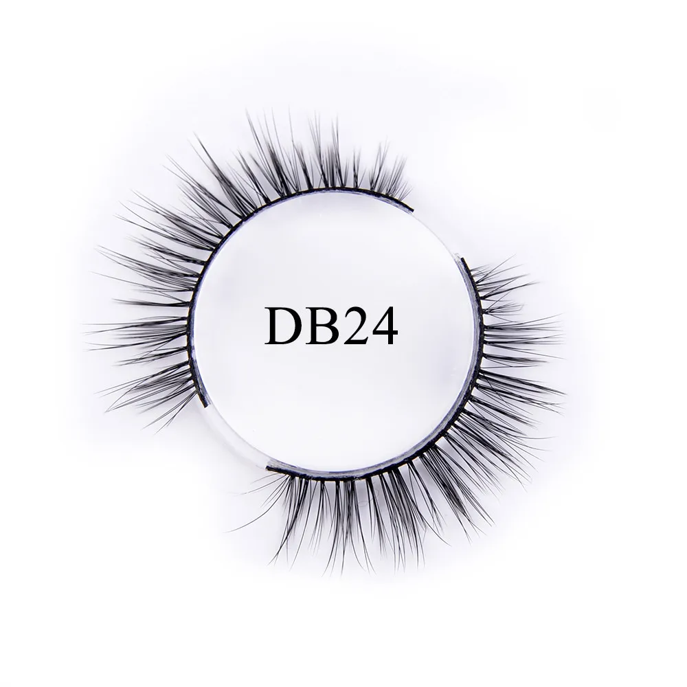 

DB24 New trend Ready To Ship RTS fast quick shipping delivery time 3d faux mink silk fake eyelashes