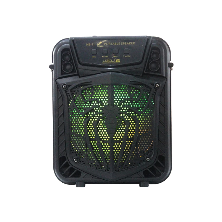 

OEM NB-11D LED Lights Trolley Mini 6.5 Inch Portable Party DJ Wireless Portable Speaker