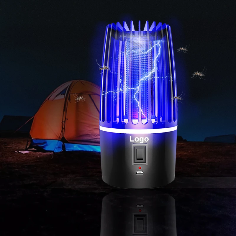 

LED USB camping rechargeable electric fly trap anti mosquito photocatalyst portable camping lights mosquito killer lamp