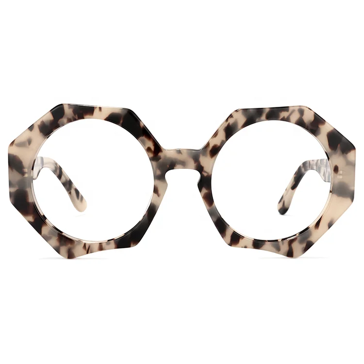 

Zeelool Stylish designer glasses Ready To Ship Wholesale Geometric Acetate Frames Acetate Optical Eyeglasses Frame For Women